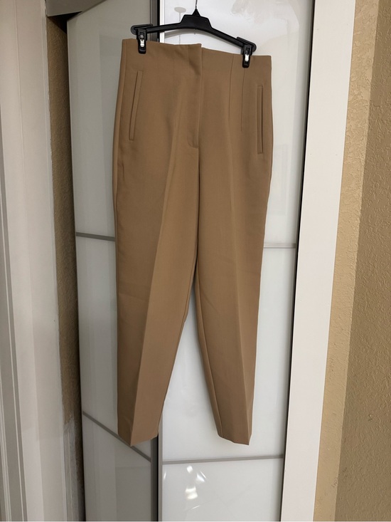 Zara Pants - Zara Camel Tailored Women's Tapered Pants